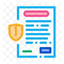 Insurance Agreement Paper Icon