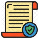 Insurance Paper Protection File File Icon