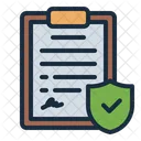 Insurance Policy Clipboard Policy Icon