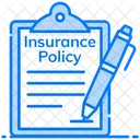 Insurance Policy Agreement Confidential Document Icon