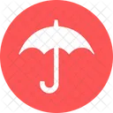 Insurance Sign Open Umbrella Parasol Icon