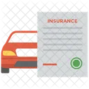 保険付き車、自動車保険、自動車保険 アイコン