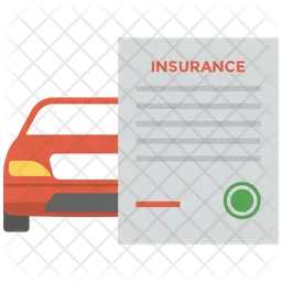Insured Car  Icon