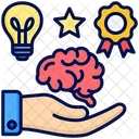 Intangible Asset Patent Brain Icon