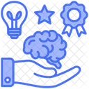 Intangible Asset Patent Brain Icon