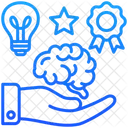 Intangible Asset Patent Brain Icon