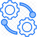 Integracao Roda Dentada Engrenagem Ícone
