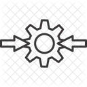 Integracao Engrenagem Processo Ícone