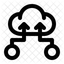 Integracao Em Nuvem Computacao Em Nuvem Baseada Em Nuvem Ícone