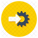 Integracao De Engrenagem Configuracao De Instalacao API Ícone