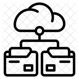 Integración de archivos en la nube  Icono