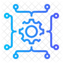 Integracion De Sistemas Automatizacion Automatizado Icono