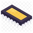 Integrated Circuit Chip Microchip Icon
