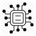 Integrated Circuit Microprocessor Processor Chip Icon