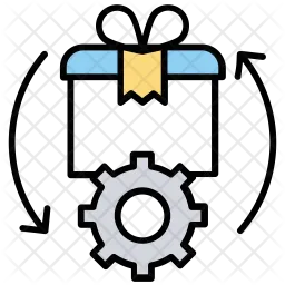 Integrated Logistics Support Icon - Download in Colored Outline Style