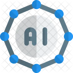 Integration Artificial Intelligence Icon - Download in Flat Style