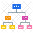 Integration Continue Organigramme Diagramme Icône