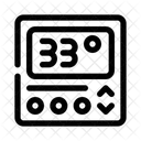 Integration De Maison Intelligente Controle De La Temperature Thermostat Icône