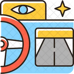 Integrierte Nachtsicht  Symbol