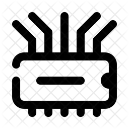 Integrierter IC-Schaltkreisprozess  Symbol