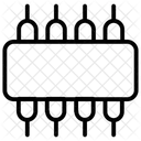 Integrierter Schaltkreis Elektronischer Schaltkreis Elektronische Komponenten Symbol