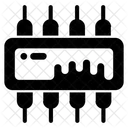 Integrierter Schaltkreis Elektronischer Schaltkreis Elektronische Komponenten Icon