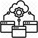 Integriertes System Fenster Anwendung Symbol