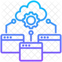 Integriertes System Fenster Anwendung Symbol