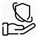 Integrity Shield Hand Icon