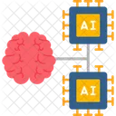 Inteligencia Artificial Conectar Ícone