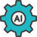 Inteligencia Artificial IA Algoritmo Ícone