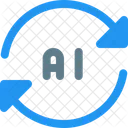 Actualización de inteligencia artificial  Icono