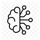 Inteligencia Artificial Cerebro Ai Mente Icono