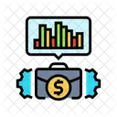 Negocio Inteligencia Proceso Icono