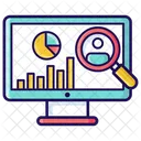 Inteligencia Empresarial Analisis De Datos Estadisticas Empresariales Icono