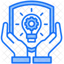 Intellectual Property Shield Invention Icon