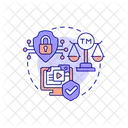Intellectual property laws  Symbol