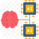 Intelligence Artificial Connect Icon