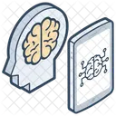 Intelligence Artificielle IA Superintelligence Icône
