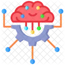 Intelligence Artificielle Intelligence Cerveau Icône