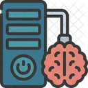 Intelligent Computer Brain Intelligent Icon