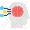 Intelligent Data Mind Processing Brainstorming Icon