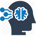 Intelligent Data Mind Processing Brainstorming Icon