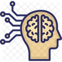 Intelligent Data Analytics Brain Icon