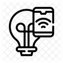 Intelligente Beleuchtung Io T Heimautomatisierung Symbol
