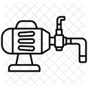 Intelligente Wasserpumpe  Symbol