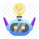 Intelligenter Roboter Bot Innovation Symbol