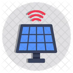 Intelligentes Solarpanel  Symbol