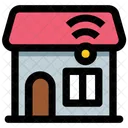 Zuhause Internet Dienstleistungen Symbol