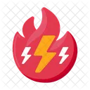 Intensity Fire Light Icon